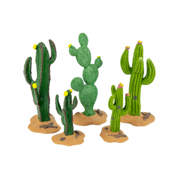 Decorative cacti set 5 pcs.